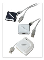 USB Compact 4 Port Hub